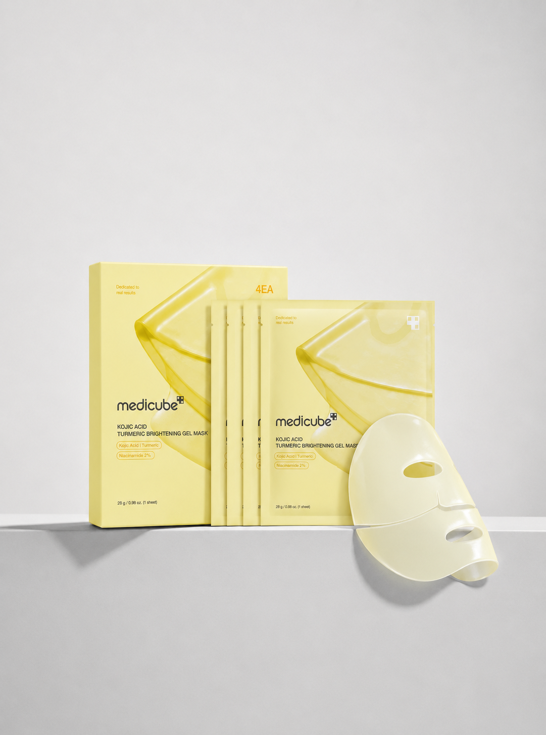 Medicube – Kojic Acid Turmeric Brightening Gel Mask (BOX OF 4)