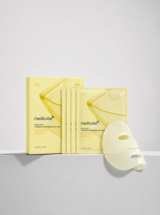 Medicube – Kojic Acid Turmeric Brightening Gel Mask (BOX OF 4)